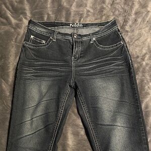 Reign Women's Dark Gray Skinny Jeans